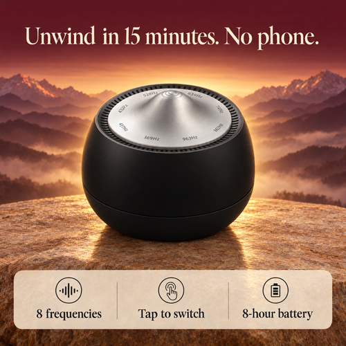 Unwind in 15 minutes. No phone.